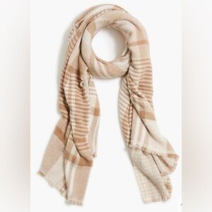 J. Crew Womens Tan Marled reversible scarf